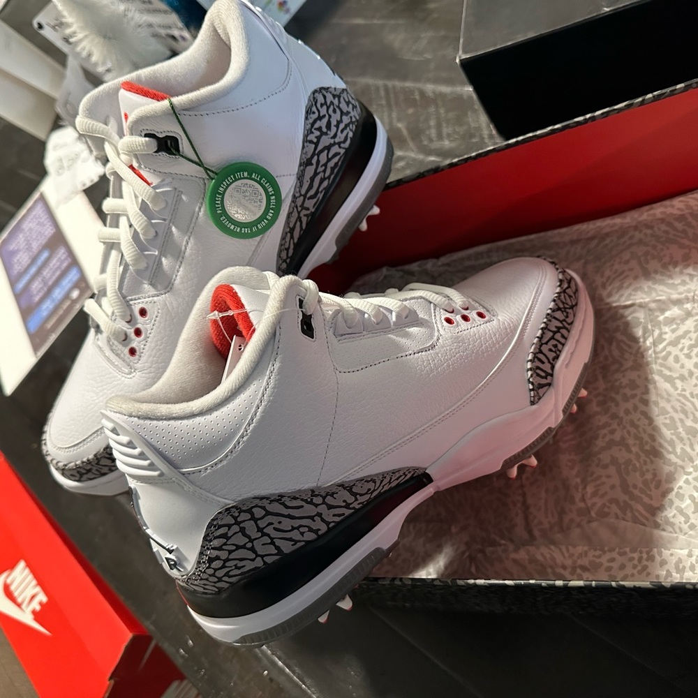Jordan 3 golf nwt og box size 10